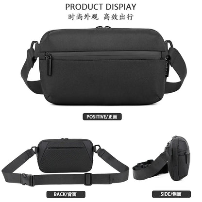 Mini Cross Body Bag for Men'S Sports Phone Bag, Waist Bag, Lightweight Casual Shoulder Bag, Japanese Trendy Chest Bag